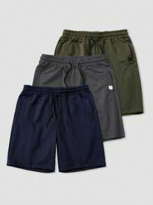 Manfinity Homme Pantalones cortos de hombre de moda sencilla, adecuado para el verano