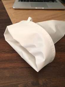 1/2/3 件可重复使用加厚裱花袋蛋糕装饰工具 DIY 烘焙糕点用品，复活节派对、婚礼礼物 - 杏色 - 查看 3