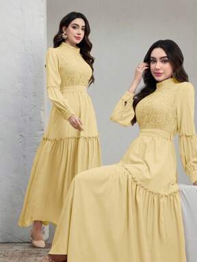 Graceveil Damen Langes Kleid, modisch und für den Sommer geeignet