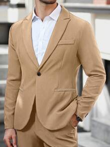 Manfinity Bizformal Traje de negocios para hombres - Chaqueta y pantalones