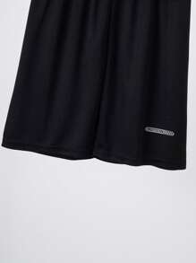 Set de 4 piezas de ropa deportiva para adolescentes, camiseta de manga corta, pantalones cortos deportivos transpirables, tallas para edades de 12 a 18 años - Multicolor - Ver 7