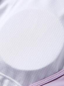 JNSQ Back To School Clothes, Tween Girl Clothes Outdoor Professional Sports Patchwork Contrast Color Swimsuit, Tween Girl One-Piece Patchwork Contrast Color Swimsuit