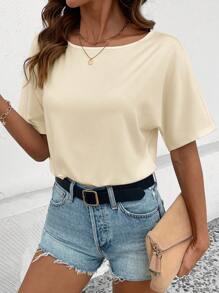 SHEIN LUNE 2pcs/Set Casual Solid Color Versatile Women Bodysuit, Suitable For Spring/Summer Carnival - Multicolor - View 12
