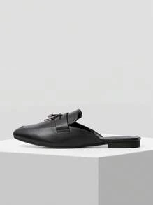 MOTF PREMIUM ZAPATOS PLANOS MINIMALISTAS CÓMODOS DE PUNTA REDONDA PARA MUJER, PARA AÑO NUEVO, DÍA DE SAN VALENTÍN - Negro - Ver 3
