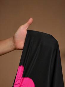 SHEIN CURVE+ Váy cỡ lớn cho phụ nữ vào mùa xuân và mùa hè, thanh lịch thường ngày, cổ chữ V dệt màu đen theo phong cách Bohemian, váy ống thẳng, váy kaftan, váy cỡ lớn, váy lễ Phục sinh, bộ đồ mùa xuân cho phụ nữ, váy cong, váy kỳ nghỉ theo phong cách Boho, váy chống nắng cho phụ nữ, trang phục đi biển cho phụ nữ/váy đi biển/trang phục nghỉ mát trên bãi biển/đồ dùng cần thiết cho bãi biển/váy tốt nghiệp/váy tiệc trà, trang phục mùa hè/đồng quê/kỳ nghỉ trên bãi biển/trang phục đi biển/đồ mặc đi biển - màu đen - Xem 8