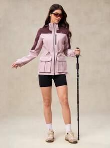 OutZeal WaterProof WindProof Lightweight Breathable 3L Tech Fabric Hiking Rain Jacket Outdoor Shell