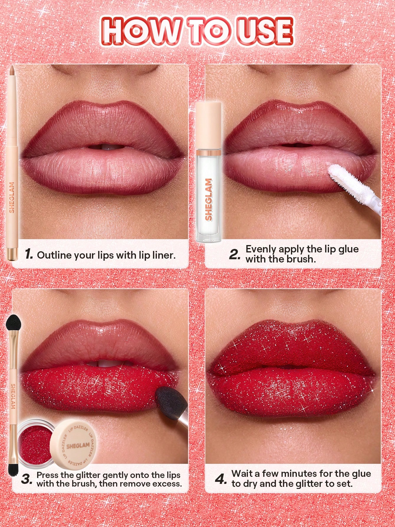 Lip Dazzler Glitter Kit-Encore 4