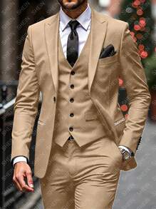 Manfinity Bizformal Traje de negocios para hombres - Chaqueta y pantalones