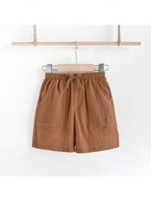 Loomiva 青少年男童大口袋休闲宽松户外短裤，春夏返校季