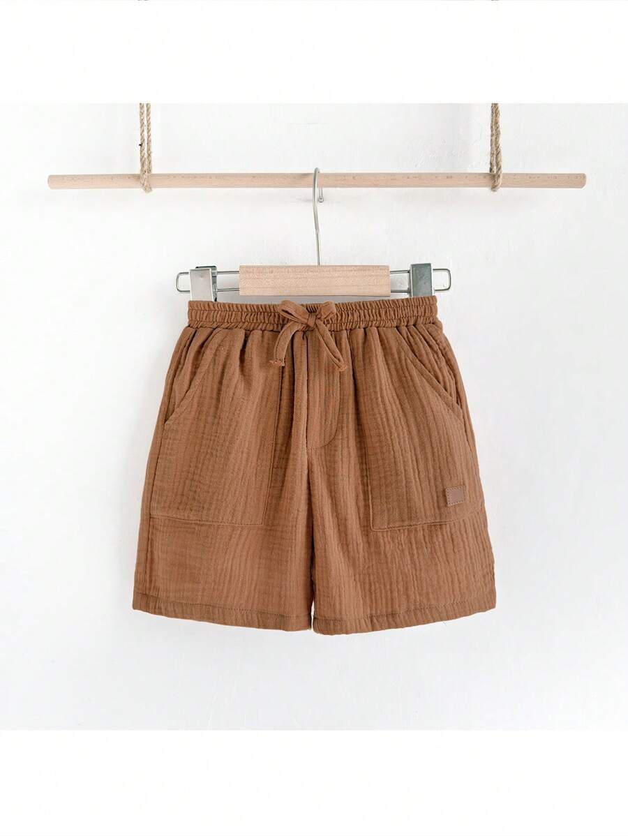 Loomiva 青少年男童大口袋休闲宽松户外短裤，春夏返校季