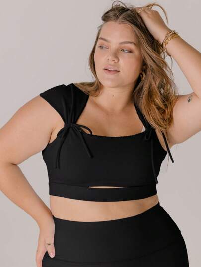 Aralina Women's Plus Size Sports T-Shirt & Tank Top, Fashionable For Summer