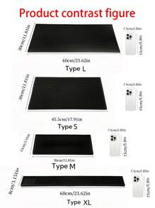 1PC Multiple Sizes Silicone Heat Resistant Non Slip Bar Mat For Bartenders Coffee Bars Kitchens Home As Glassware Draining Pad Home Bar Tools Kitchen Accessories Essentials Professional Use