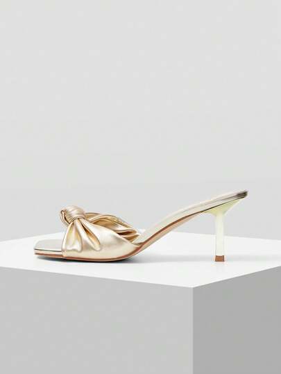 MOTF PREMIUM Sandalias con puntera puntiaguda, decoración trenzada y tacón de gatito, tacón de graduación, tacones para baile de graduación en verano, zapatos de vacaciones, rebajas de verano, para Navidad, otoño, Año Nuevo y vacaciones