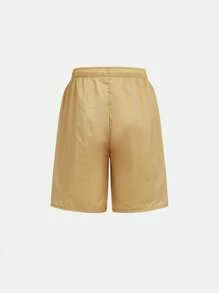 SHEIN 2pcs/Set Teen Boys Casual Swim Trunks, Beach Shorts, Swimwear Suitable For Outings, Parties, Music Festivals, Spring & Summer Seasons, Boys Costume And Tween Clothes - Multicolor - View 11