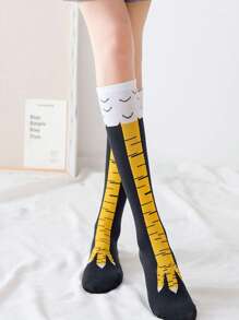 青少年搞笑搞笑玩具鸡爪袜 - 彩色 - 查看 9