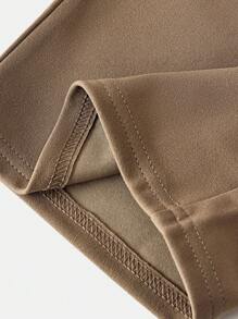 SHEIN Girlism Tween Girls' Elegant Wide Leg Pants With Belt, Versatile High Waist Casual Work Trousers