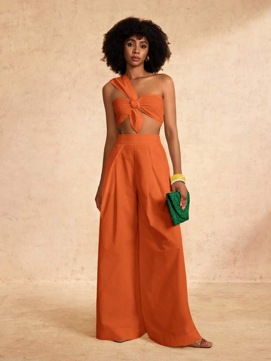 Zivah Women Two Pieces Outfits For Daily Wear - Orange - View 1