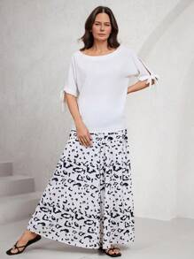 Miaspire Women Two Pieces Outfits For Daily Wear - White - View 5