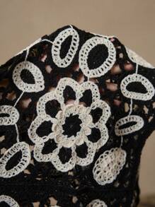 AKNOTIC Party 男士修身罗纹针织翻领短袖休闲上衣，适合日常穿着 - 黑與白 - 查看 8