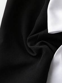 Celure Blusa elegante de trabajo para mujer con cuello en V sin espalda, cintura ajustada y lazo monocromo, tallas grandes