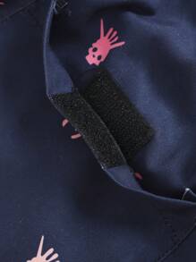 Surfspeed Men's Skull Print Drawstring Waist Casual Beach Shorts - Black - View 6