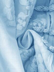 INAWLY Women Two Pieces Outfits For Daily Wear - Blue - View 3