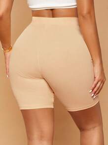 SHEIN SXY High Waist Solid Biker Shorts