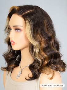 Density Pro 6x5 Wear&Go亮點鬆散波浪波波短髮假髮，預漂染色無膠髮套，人髮預剪髮結自然髮際線短桶捲鬆緊扣髮網，髮量達200% - S2/30/27 - 查看 2