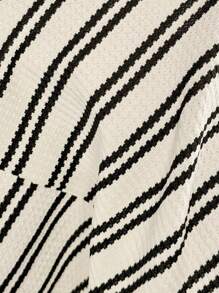 SHEIN Casual gestreepte open rug mouwloze midi zomerjurk voor zwangerschap en borstvoeding