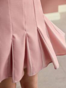 MOTF PREMIUM VESTIDO PLISADO CON CREMALLERA
