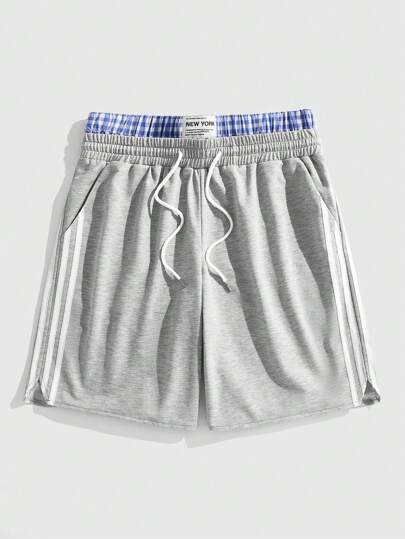 Prep Short homme avec cordon de serrage à la taille et blocs de couleur