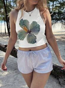 Veykashi 大码休闲背心，简约时尚，适合夏季日常穿着