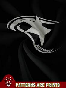 Attitoon 女款黑色星星圖案休閒修身背心，適合夏季 - 黑色 - 查看 6