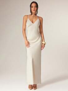 Silquee 女式长裙、女式早午餐套装、女式机场套装、复古风、夏季度假套装、浪漫连衣裙、露背连衣裙、正式连衣裙、婚礼宾客礼服、伴娘礼服、约会礼服、端庄连衣裙、露背白色领带连衣裙、染色连衣裙、基本款染色连衣裙、白色毕业礼服、女式夏装、染色长裙、白色毕业套装、优雅礼服、女士舞会礼服