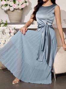 Modelyn Women Two Pieces Outfits For Daily Wear - Blue - View 7