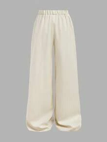 Firerie Kids Firerie Kids 2件套女童亚麻质感条纹吊带背心+裤子，可爱休闲日常时尚百搭 - 杏色 - 查看 8