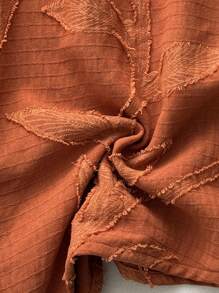 Soleia 女士度假春夏嘉年华邮轮派对水彩剪影印花抹胸前结后宽松连体裤，适合派对、约会、情人节，可作为内衣或外套穿着 - 棕色 - 查看 9