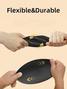 硅胶蜂窝隔热垫和锅垫套装、防滑开罐器、微波炉垫 - 实用的圣诞礼物，居家厨房必备品，烹饪用具 - 黑色 - 查看 4