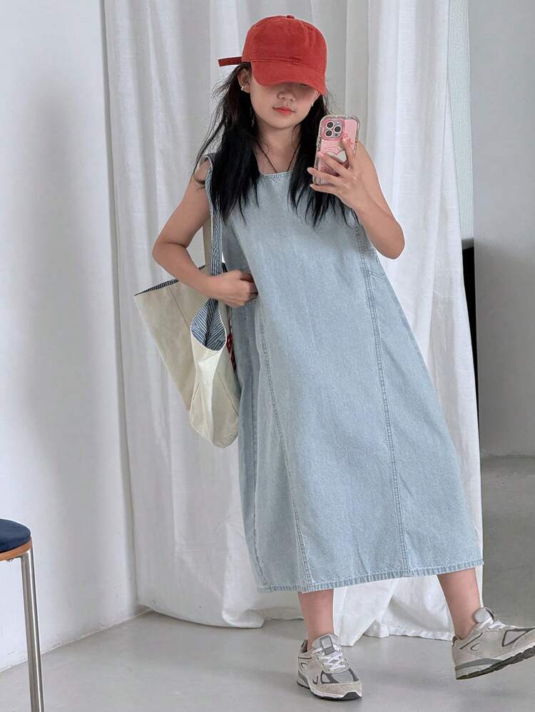 Tween Girls' Daily Denim Dress