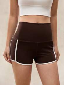 OutZeal Pantaloncini da ciclista morbidi e traspiranti in nylon, vita alta con tasche, adatti per l'uso quotidiano