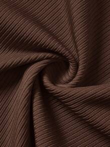 SHEIN SXY Women Two Pieces Outfits For Daily Wear - Brown - View 4