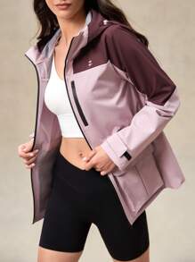 OutZeal WaterProof WindProof Lightweight Breathable 3L Tech Fabric Hiking Rain Jacket Outdoor Shell