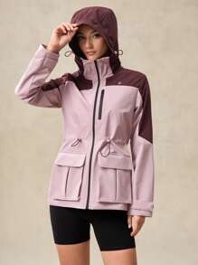 OutZeal WaterProof WindProof Lightweight Breathable 3L Tech Fabric Hiking Rain Jacket Outdoor Shell