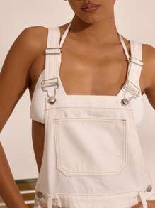 MUSERA Fitted Denim Mini Dress Spring Summer Vacation Boho Ibiza Elegant Beach Cute The Beach House Western Holiday Streetwear Back To School