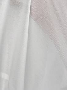 SHEIN Maternity Summer Casual Square Neck Ruffle Trim Blouse,Maternity Clothes - White - View 7