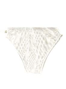 Manfinity Swimmode Pantalones cortos de playa de hombre con estampado de cadena y cordón para ajuste en la cintura