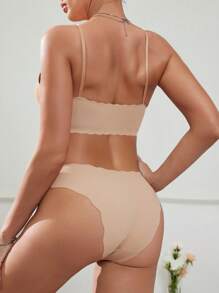 Snug Zone 14 pièces Ensemble de lingerie sans couture confortable avec ourlet ondulé