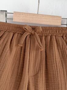 Loomiva 青少年男童大口袋休闲宽松户外短裤，春夏返校季