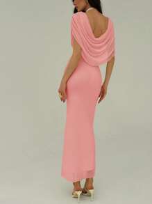 Aloruh Vestido largo de unicolor para mujer, de moda para el verano