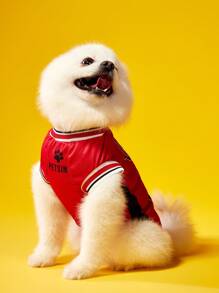 PETSIN 1 pièce Maillot réversible à rayures et numéro 23 de Chicago pour chat ou chien de compagnie, débardeur confortable et